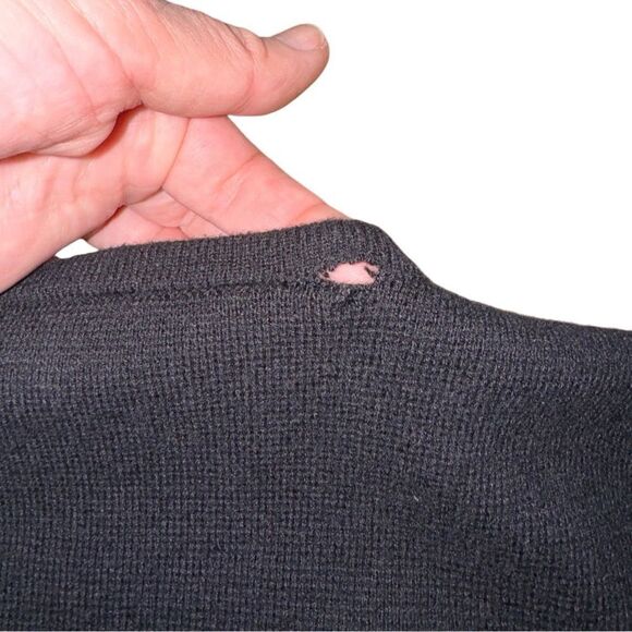 J. Crew 365 Women's Black Juliette collarless sweater-blazer Size Medium - Picture 8 of 10